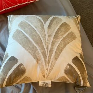throw pillow, gold tan color, never slept with or used, just as decor.